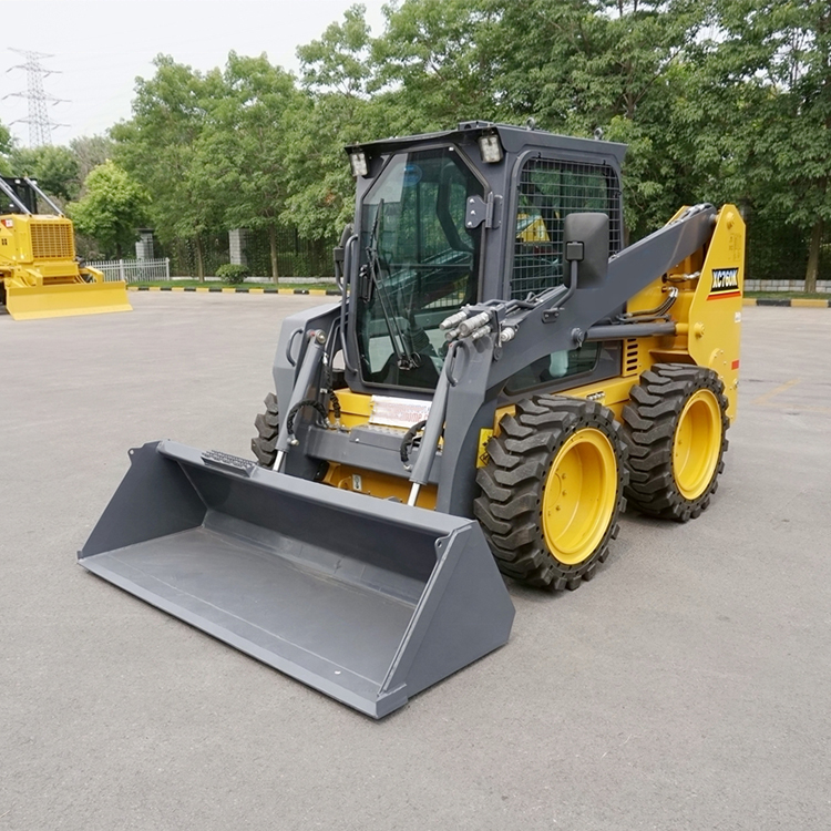 XCMG Official Multifunctional XC760K 1 ton Mini SkidSteer Loader With Attachments